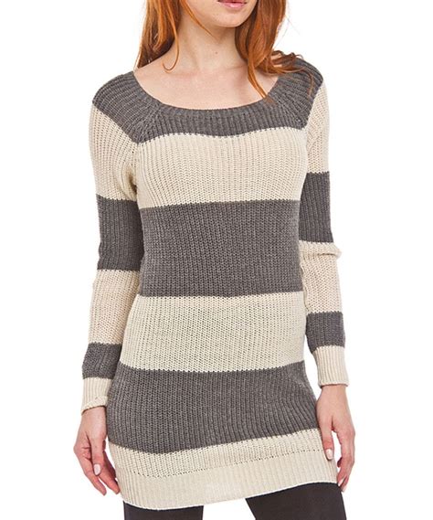 Look What I Found On Zulily Cream And Gray Stripe Sweater Women By