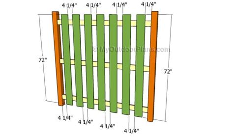 Wood Fence Plans Myoutdoorplans