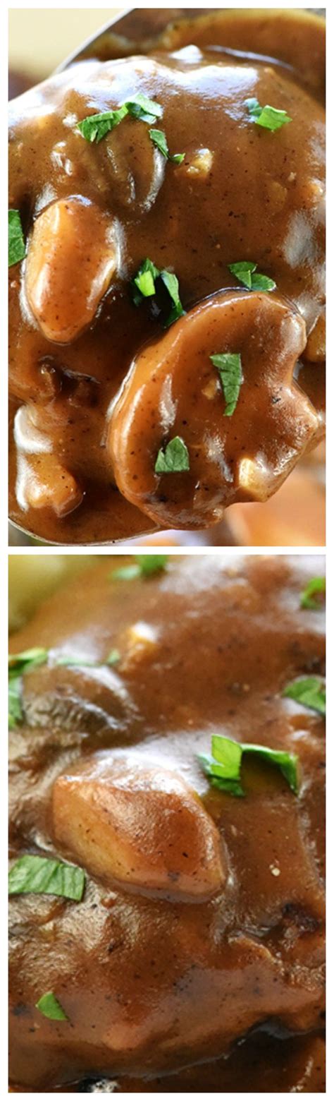 Easy Beef Patties With Mushroom Gravy Aka Mini Salisbury Steaks In A
