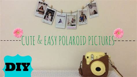 Forgot to mention it in the video ;) but you can use any paper, when you tape the paper it gets tougher.urban outfitters diy. DIY Cute & Easy Polaroid Pictures ♥ - YouTube