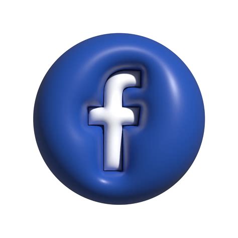 3d Facebook Logo Icône 3d Gonflé Facebook Logo Png Icône 27842787 Png