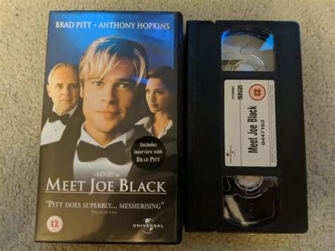 Meet Joe Black Vhs Video Cassette Brad Pitt Anthony Hopkins Claire