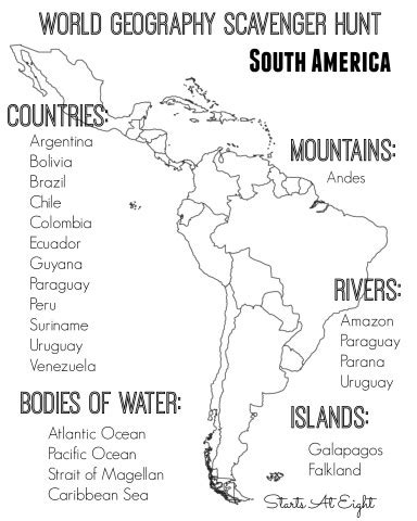 Seterra will challenge you with quizzes about countries, capitals, flags, oceans, lakes and more! 9 Best Images of World Geographic Features Worksheet ...