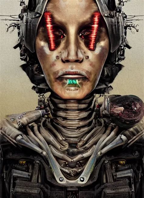 A Fine Portrait Of A Humanoid Hermaphrodite Cyborg Stable Diffusion