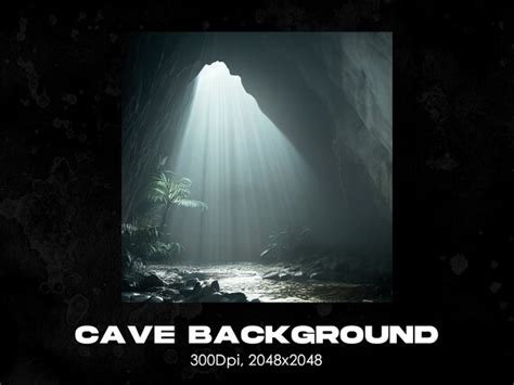 Cave Background Backdrop Or Overlay Etsy