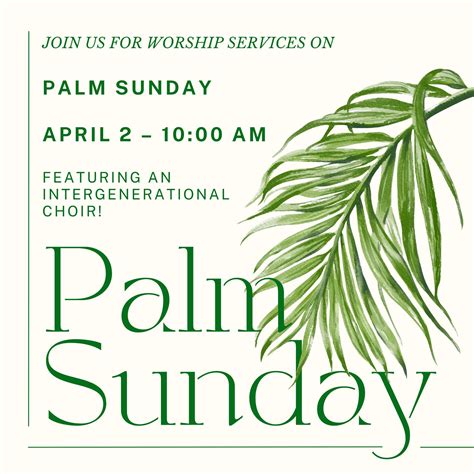 Apr 2 Palm Sunday Worship Services Weston Ct Patch