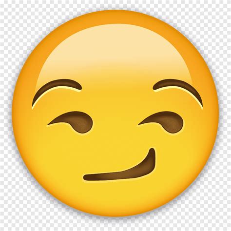 Ilustrasi Emoji Emoticon Sticker Emoji Smirk Iphone Wajah Orang