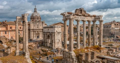 Rom Palatine Hill Forum Romanum Biljett Med Multimediavideo