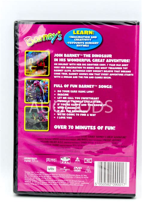Barneys Great Adventures Educational Series Rare Aus Stock Dvd New Ebay
