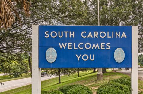 South Carolina Welcome Sign Stock Photos Pictures And Royalty Free