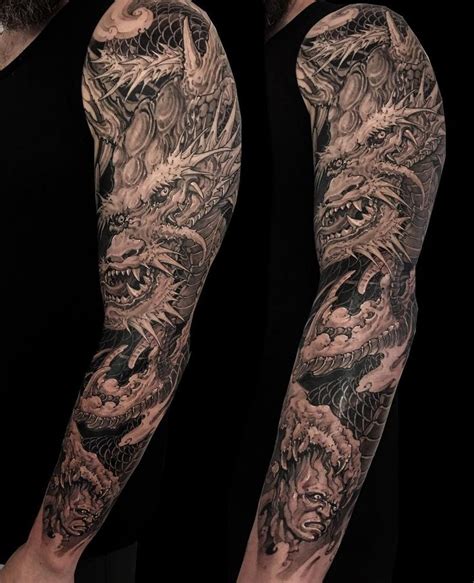 Dragon Sleeve Completed By Tony Hu Tonyhuchronicink Done At Chronic