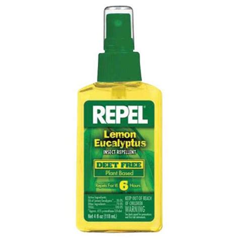 Used as an insect repellent, lemon eucalyptus oil can protect against bites that can lead to disease. Repel Lemon Eucalyptus Natural Insect Repellent Spray 4 fl.