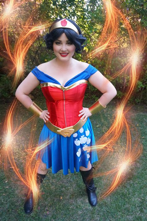 Snow White Wonder Woman Cosplay Mashup By Twincess On Deviantart