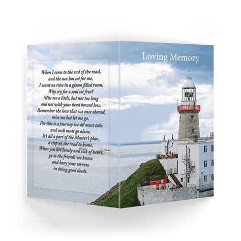 Dublin Memorial Cards 4 The Baily Lighthouse County Dublin Ireland