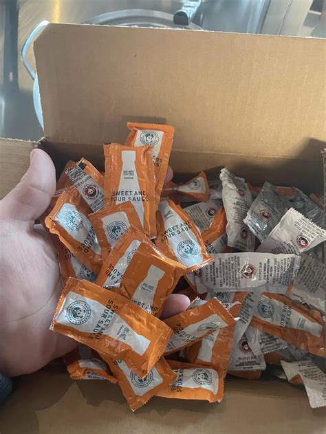 Sweet And Sour Sauce Packets Well This Is New Rpandaexpress
