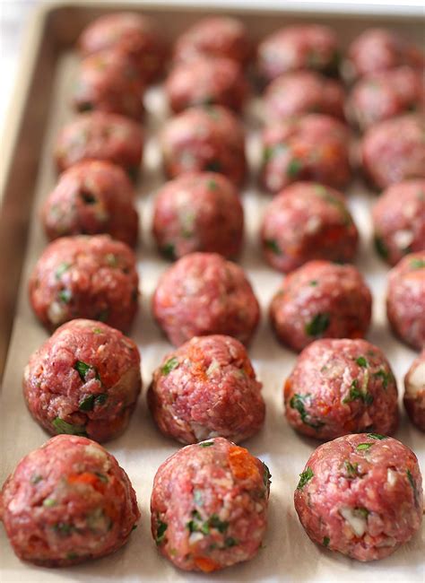 Beef Meatballs With Herbs And Spices