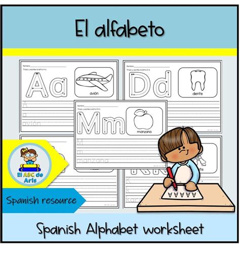 El Alfabeto Spanish Alphabet Worksheet Este Recurso Es Ideal Para