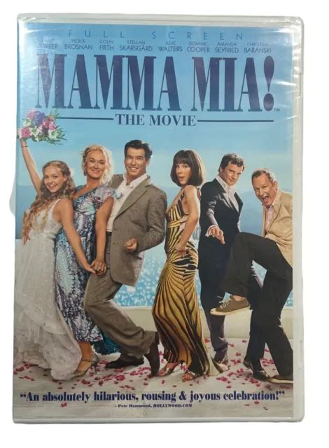 Abba Mamma Mia The Movie Dvd Full Screen Frame Factory New Sealed