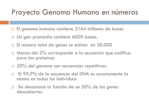 ppt proyecto genoma humano powerpoint presentation free download id 2380128