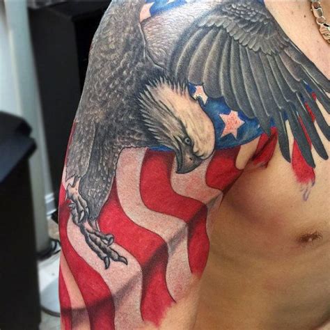 90 Bald Eagle Tattoo Designs For Men American Eagle Tattoos Bald