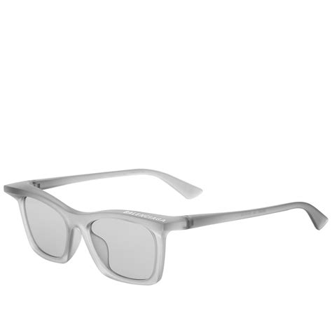 Balenciaga Rim Rectangle Sunglasses Grey End Tw