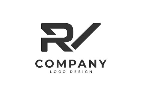 Premium Vector Initial Rv Logo Design Inspiration Usable For Brand