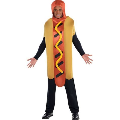 Adult Hot Diggity Hot Dog Costume Size Standard Size In 2020
