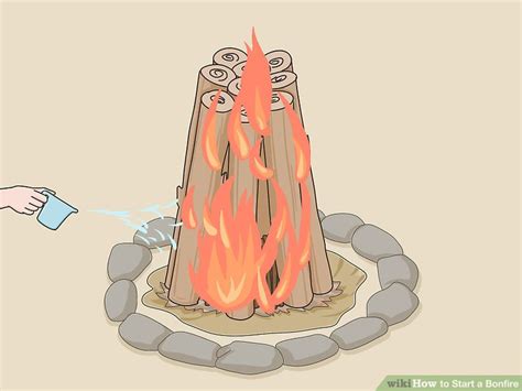 How To Start A Bonfire 12 Steps With Pictures Wikihow