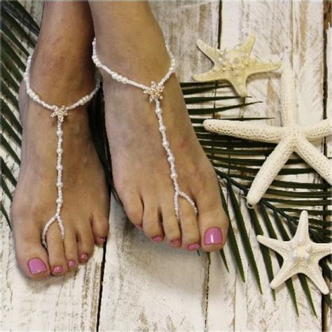 Barefoot Sandals Wedding Starfish Beach Bridal 2492210 Weddbook