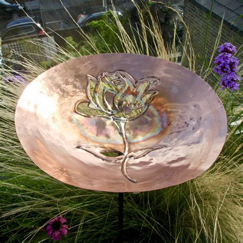 Rose Copper Garden Sculpture Ltzaf067 By London Garden Trading