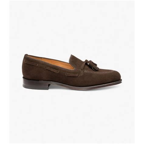 Loake Mens Lincoln Tassel Loafer In Brown Suede Parkinsons Lifestyle