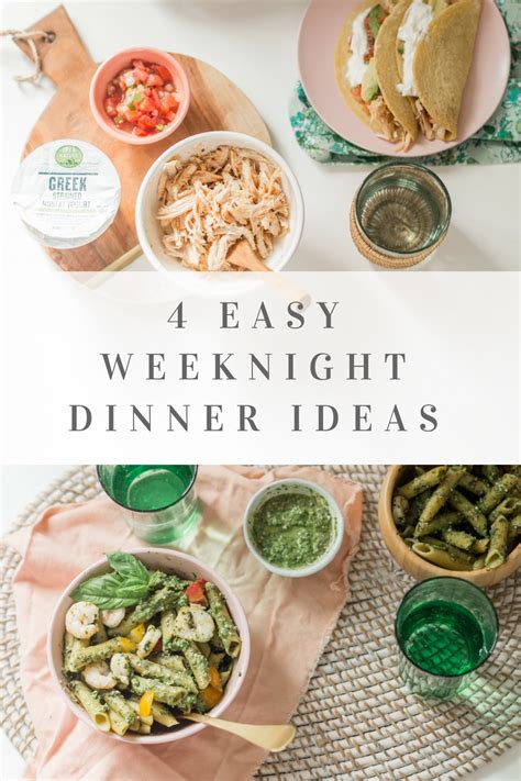 Easy Weeknight Dinner Recipes | Easy weeknight dinners ...