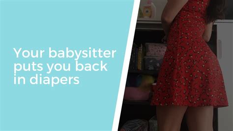 Ab Dl Audio Rp Teaser Your Babysitter Puts You Back In Diapers