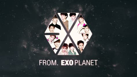 Exo Logo Wallpaper Wallpapersafari
