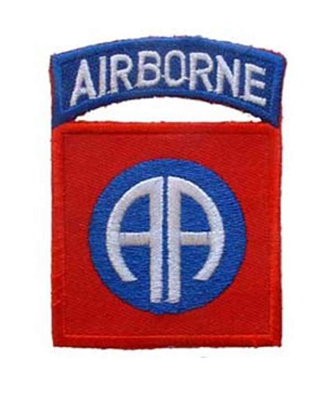 82nd Airborne Patch Wwii
