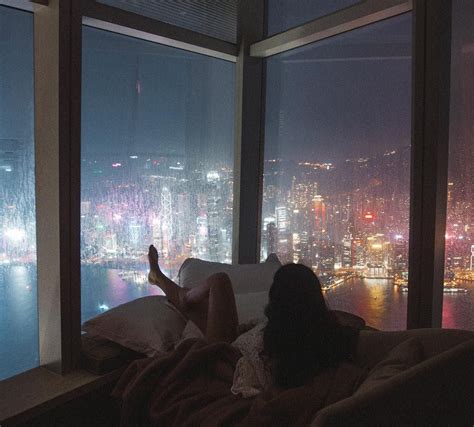 Rainy Nights In Hong Kong Dream Rooms Apartment View Aesthetic Rooms