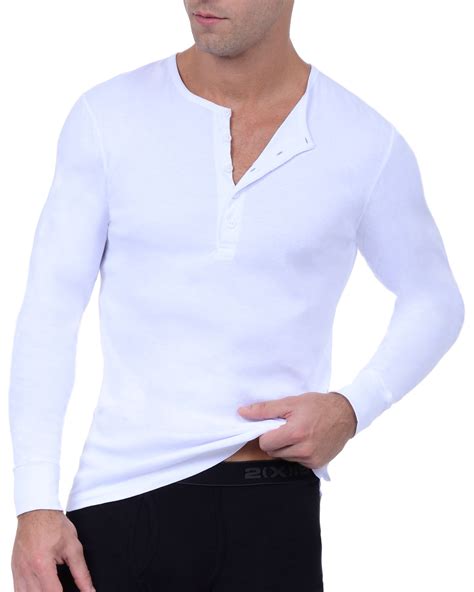 2xist Mens Long Sleeve 5 Button Cotton Henley Shirt Neiman Marcus