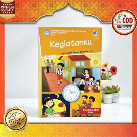 Jual Buku Siswa Kelas 1 Sd Mi Tema 3 Kegiatanku Semester 1 Tematik