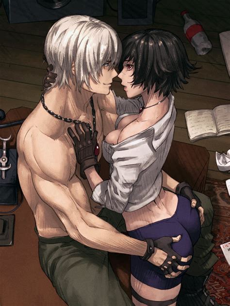 Dante And Lady Devil May Cry And 1 More Drawn By Ozkh Danbooru