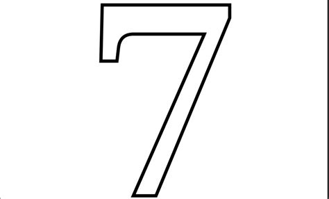 Download Number 7 Coloring Page - GetColoringPages.com
