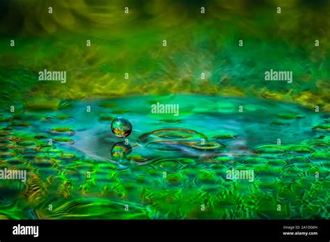 Fine Art Water Droplet Photography Stock Photo Alamy