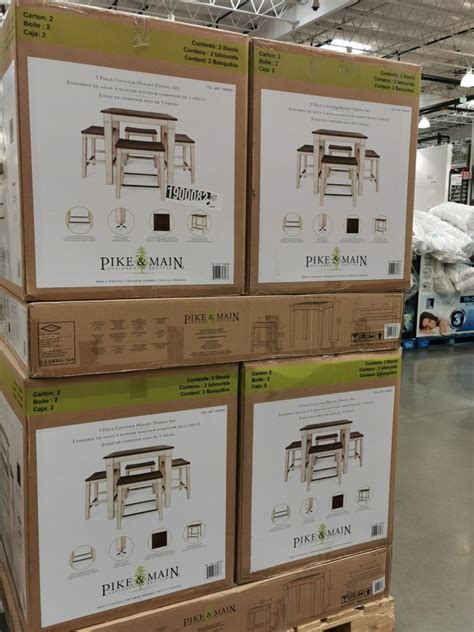 Costco 1900082 Pike Main Gibson 5pc Dining Set All Costcochaser