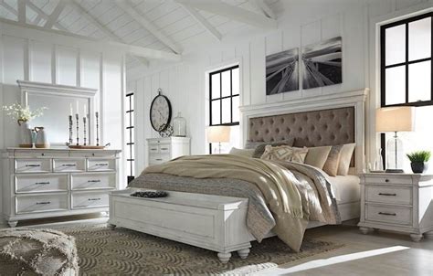Bedroom furniture sets bedrooms cheap modern white washed. Kanwyn Whitewash Bedroom Set - SpeedyFurniture.com