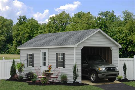 One Car Prefab Car Garages See Our Options Design In 3d Car Shed