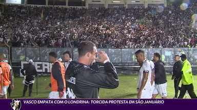 Globo Esporte Rj Vasco Empata O Londrina Torcida Protesta Em S O