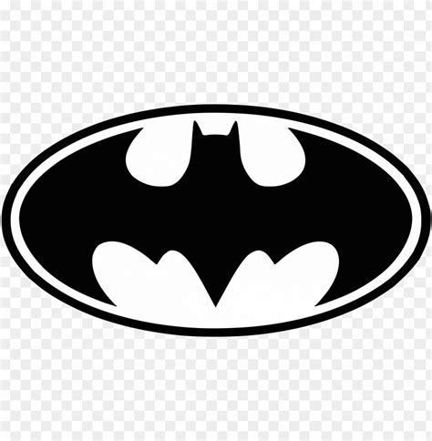 Batman Symbol Black And White Png