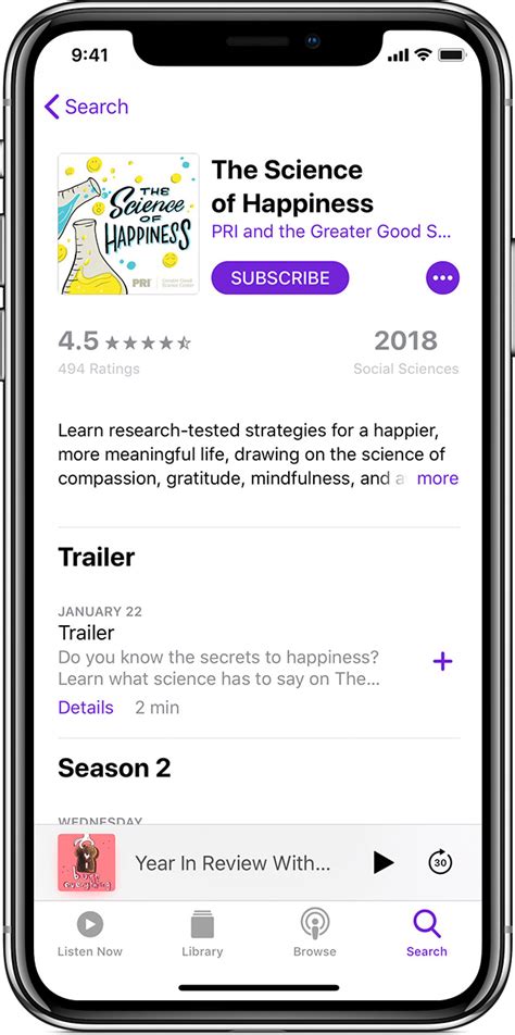 The apple podcasts app comes built into every ios device with syncing. Subscribe and listen to shows in the Podcasts app - Apple ...