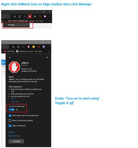 How To Disable Ad Blocker In Edge Microsoft Community