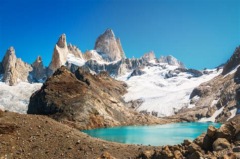 Mount Fitz Roy And Laguna De Los Tres In Patagonia El Chalten Argentina