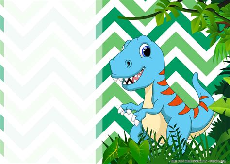 Free Printable Dinosaur Party Birthday Invitation Templates